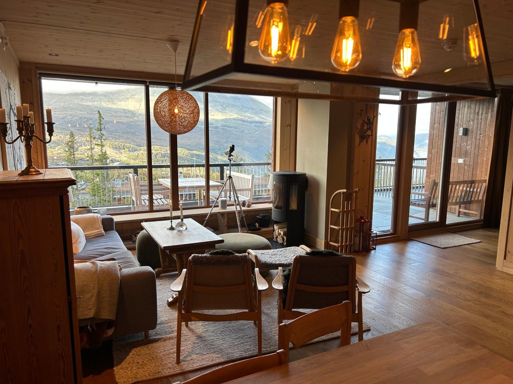 Astonishing Mountain Lodge At The Top Of Gaustablikk, 25M2 West Facing Terrace, 3 Bedrooms Bagian luar foto